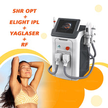 Load image into Gallery viewer, 3 in 1 OPT Hair Removal + RF + ND YAG Laser Tattoo Removal Machine Laser Hair Removal Machine Price