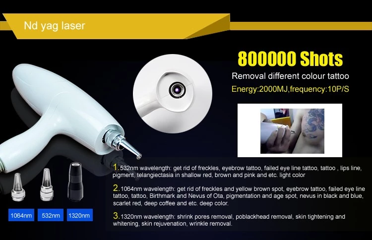 Niansheng Multifunctional 2 in 1 Nd Yag IPL Laser OPT SHR E-Light Permanent Hair Removal Eyebrow Removal Tattoo Removal Machine