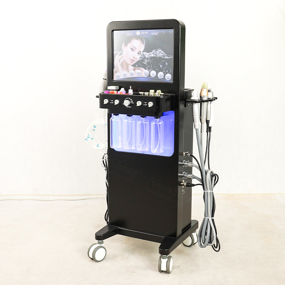 9 in 1 Multifunctional Dermabrasion Facial Deep Clean Machine Skin Moisturizing Face Lifting Beauty Facial Dermabrasion Machine