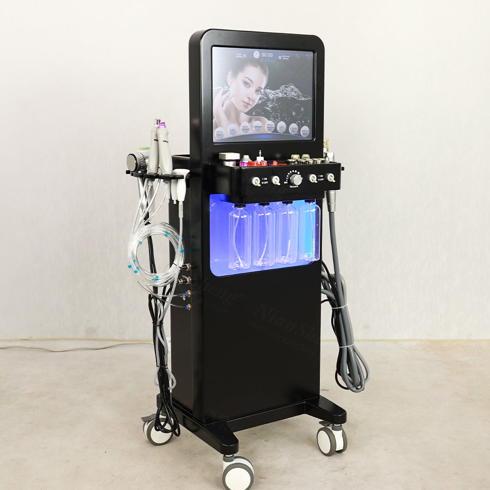 9 in 1 Multifunctional Dermabrasion Facial Deep Clean Machine Skin Moisturizing Face Lifting Beauty Facial Dermabrasion Machine