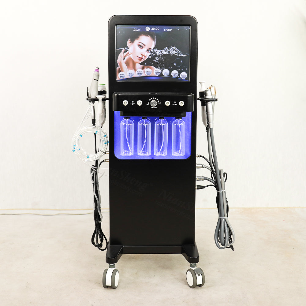 9 in 1 Multifunctional Dermabrasion Facial Deep Clean Machine Skin Moisturizing Face Lifting Beauty Facial Dermabrasion Machine