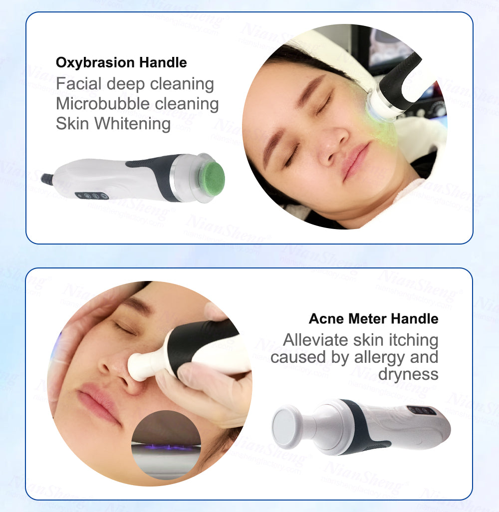 9 in 1 Multifunctional Dermabrasion Facial Deep Clean Machine Skin Moisturizing Face Lifting Beauty Facial Dermabrasion Machine