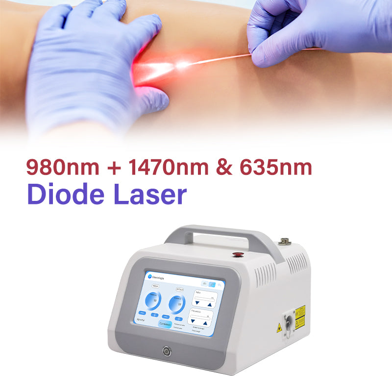1470nm+ 980nm+635nm Diode Laser Machine for Endolaser Lipolysis and Face Lift