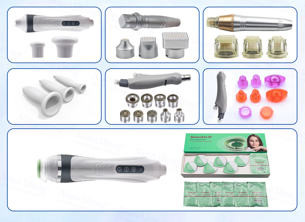 9 in 1 Multifunctional Dermabrasion Facial Deep Clean Machine Skin Moisturizing Face Lifting Beauty Facial Dermabrasion Machine