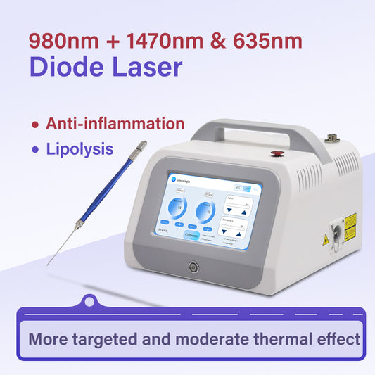 1470nm+ 980nm+635nm Diode Laser Machine for Endolaser Lipolysis and Face Lift