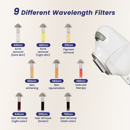 Poessional DPL+AOPT+NIR 3 IN 1 Laser for hair removal & skin rejuvenation~FREE SHIPPING