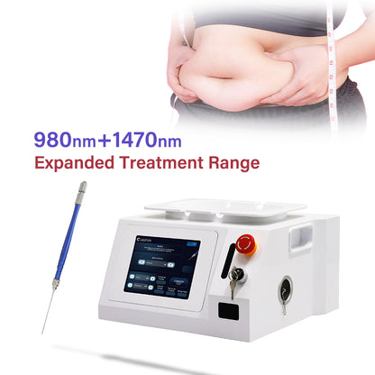 3 Wavelength 980nm 1470nm 635nm Diode Laser Machine for Lipolysis and Vascular Removal