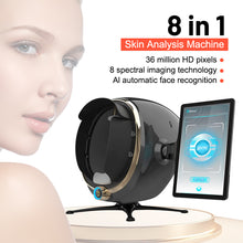 Load image into Gallery viewer, Skin Testing Detector magic mirror 3D AI skin analyzer Face Analysis salon analyseur de peau smart skin face analysis machine
