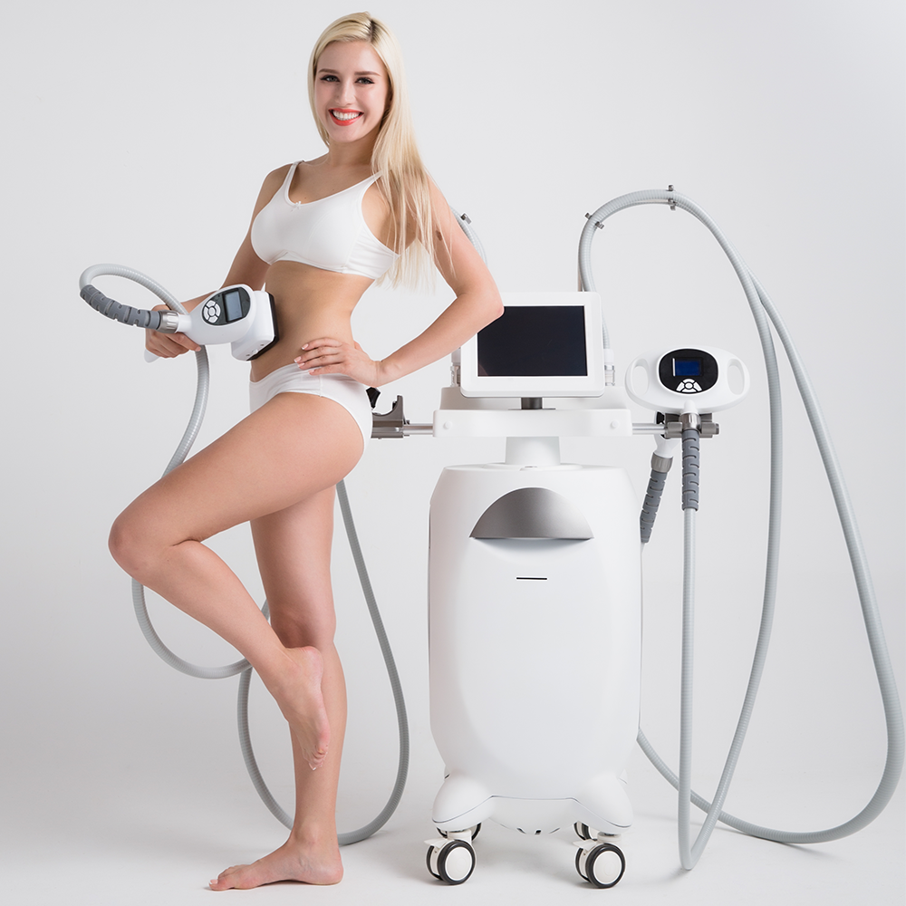 A Multi-Function Rf Vacuum Roller 40k Vela Slim Rf Rolling Vela Body Slimming Cavitation Vela Body Shape Machine