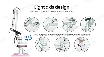 Professional Standing 2026 Picosecond Laser 532-785-1064Nm Tattoo Removal Hair Removal Machine Nd Yag Commercial Use