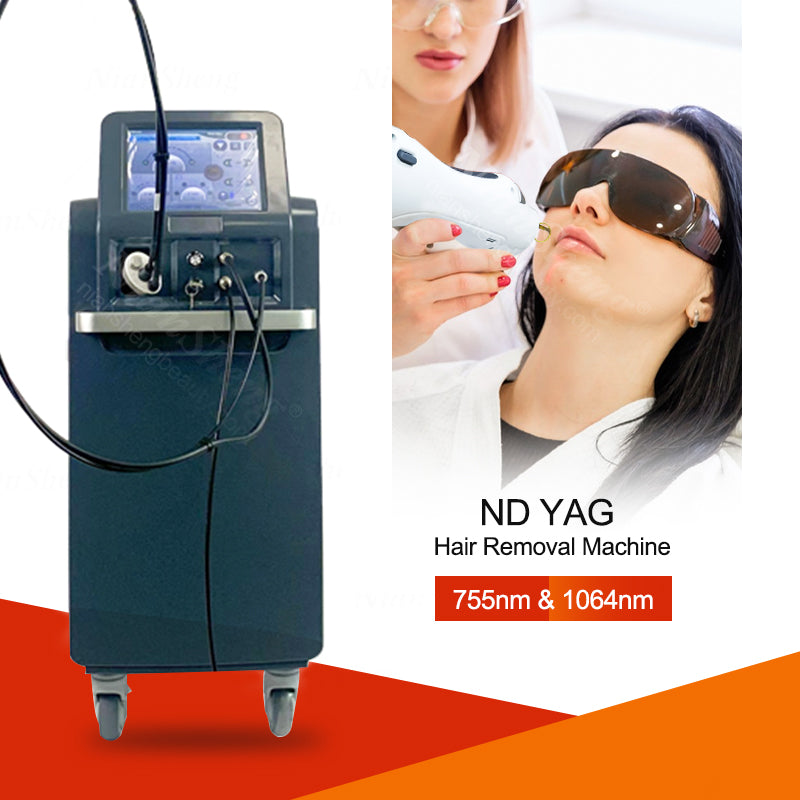 Gentlemax Pro 755nm long pulse Alexandrite laser hair removal machine/1064nm permanent alex laser hair removal machine/ Alexandrite laser