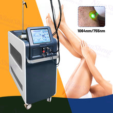 Load image into Gallery viewer, Gentlemax Pro 755nm long pulse Alexandrite laser hair removal machine/1064nm permanent alex laser hair removal machine/ Alexandrite laser
