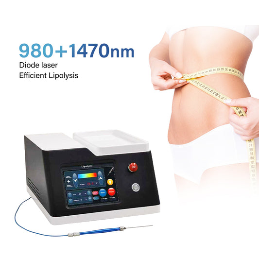980nm 1470nm Diode Laser Machine for Endolaser Lipolysis Fungus Nail Treatment and Physiotherapy