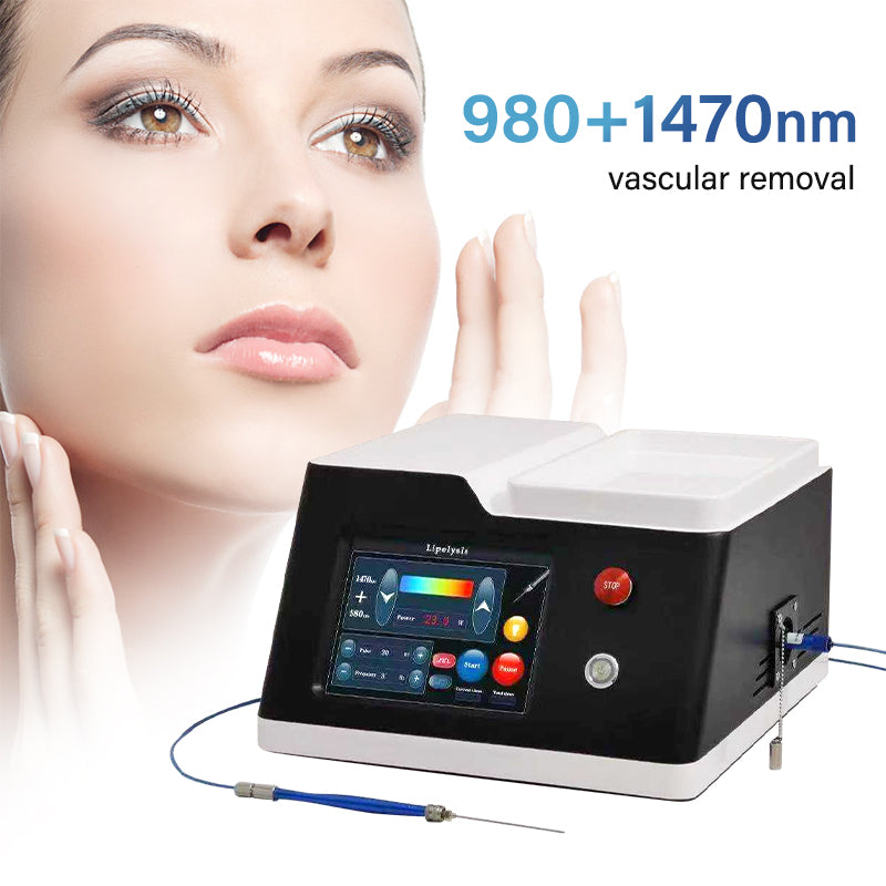 980nm 1470nm Diode Laser Machine for Endolaser Lipolysis Fungus Nail Treatment and Physiotherapy