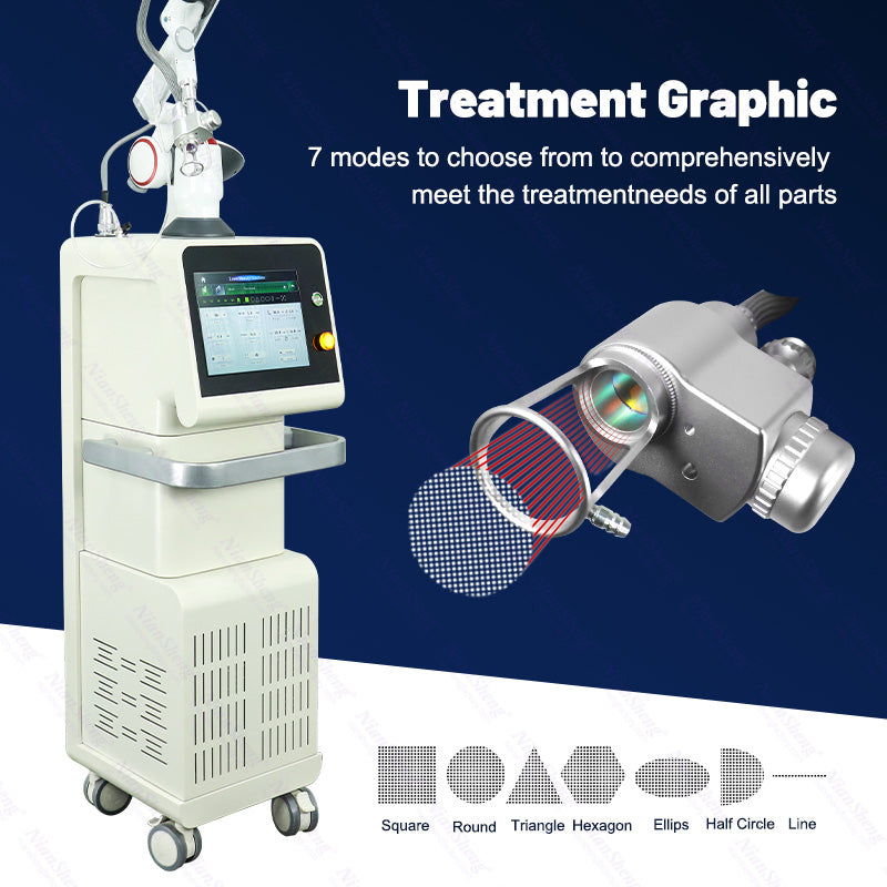 A Newest  60W RF Tube Multifunctional Vaginal Tightening Fractional Co2 Laser Sell Acne Removal Beauty Instrument For Sale