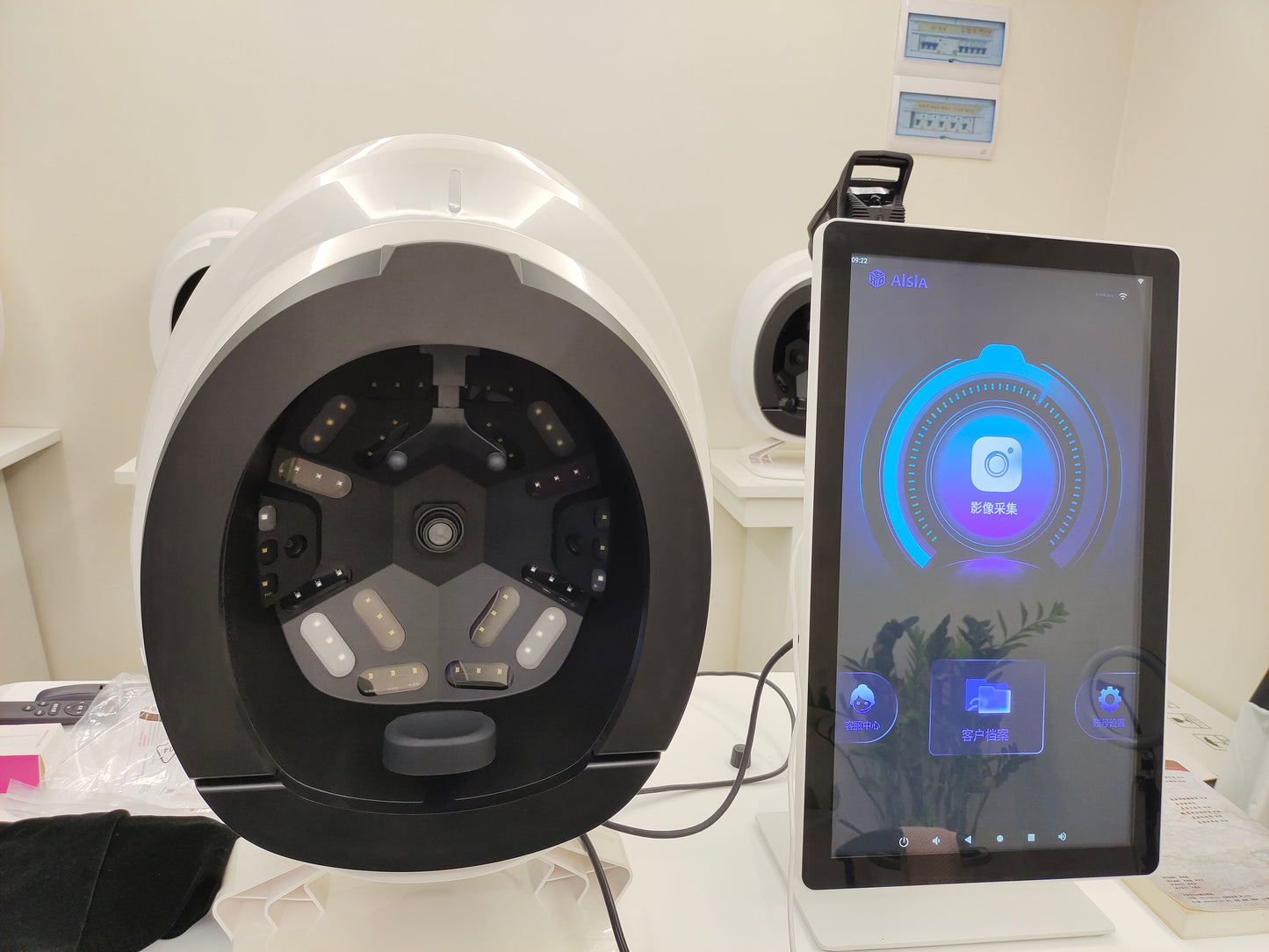 Skin Testing Detector magic mirror 3D AI skin analyzer Face Analysis salon analyseur de peau smart skin face analysis machine