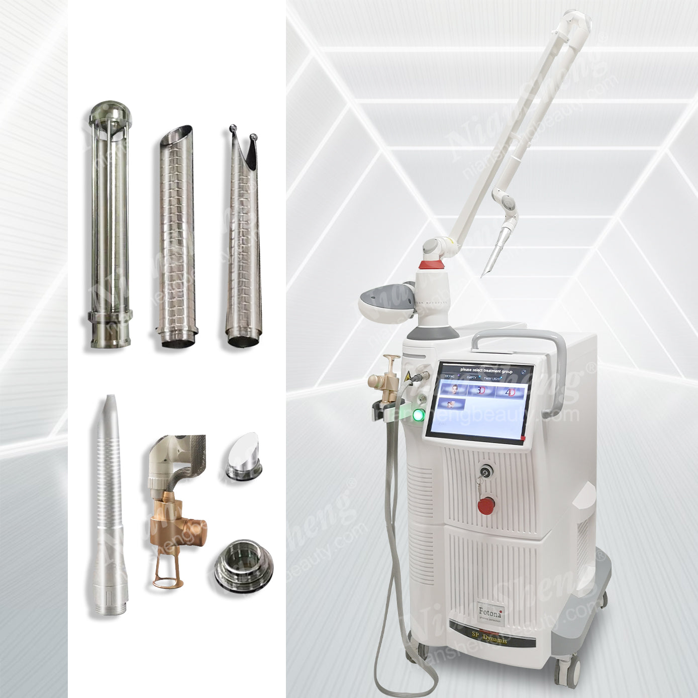 Niansheng Scar Removal Skin Tighten Acne Treatment Co2 Laser Skin Resurfacing Co2 Fractional Laser Machine