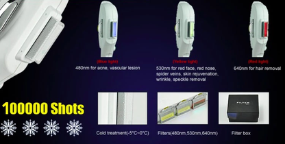 Niansheng Multifunctional 2 in 1 Nd Yag IPL Laser OPT SHR E-Light Permanent Hair Removal Eyebrow Removal Tattoo Removal Machine