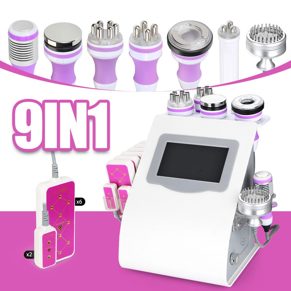 40k Cavitation Machine 9 in 1 Cellulite Removal Vacuum Cavitation System Body Shaping Equipment