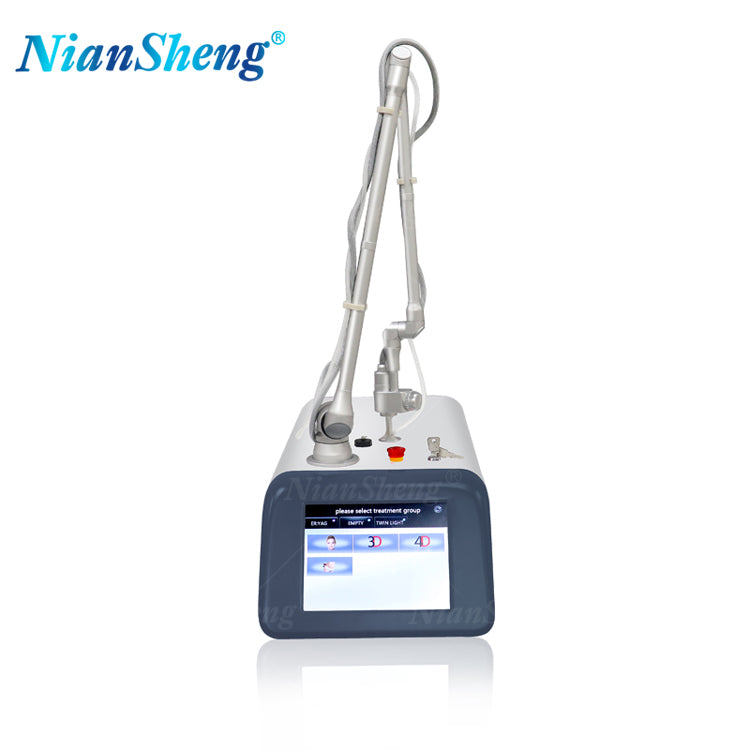 Niansheng Portable co2 laser beauty RF Laser Tube scar removal Private Tightening Stretch Mark Removal fraction co2 laser machine
