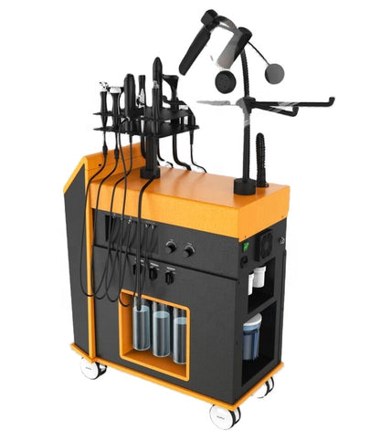 Niansheng Multifunction Beauty Machine RF+Vacuum+Ultrasound+Phonton+Oxygen LED Mask Slimming And Skin Rejuvenation