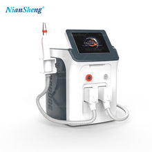 Load image into Gallery viewer, 2 In 1 808Nm Diode Laser Remove Hair + Picosecond Tattoo Removal Machine
