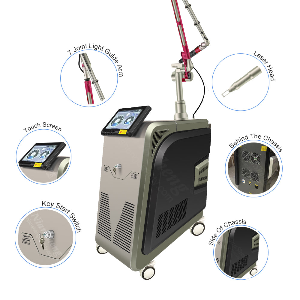 Picolaser q Switch Nd Yag Laser Picosecond Laser Pico Laser Pigment Tattoo Removal Machine