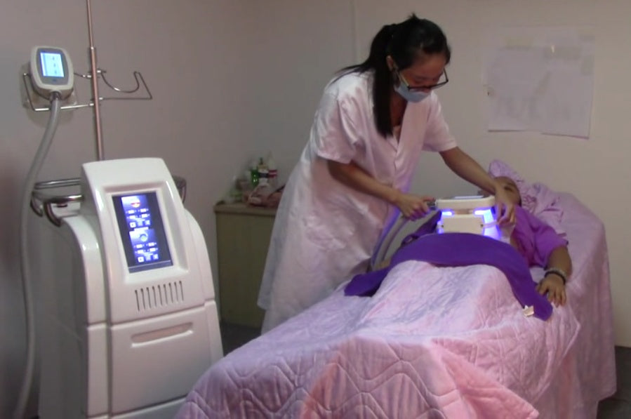 Niansheng Factory professional Silicone Cryo handles chin lifting 40K cavitation RF fat freeze cryo slimming machine